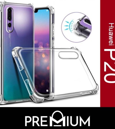 MTech防护防震坚固耐用铠装轻薄柔软透明防震华为P20外壳-透明 MTech防护防震坚固耐用铠装轻薄柔软透明防震华为P20外壳-透明